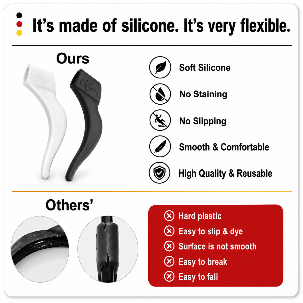 Premier Luxe™ ComfortGrip Hooks