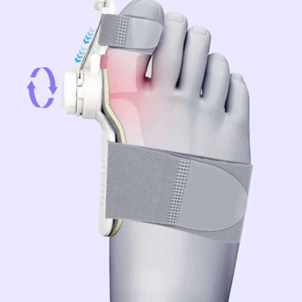 Adjustable Rotatable Bunion Corrector Strap Orthopedic Toe Separator Hallux Valgus