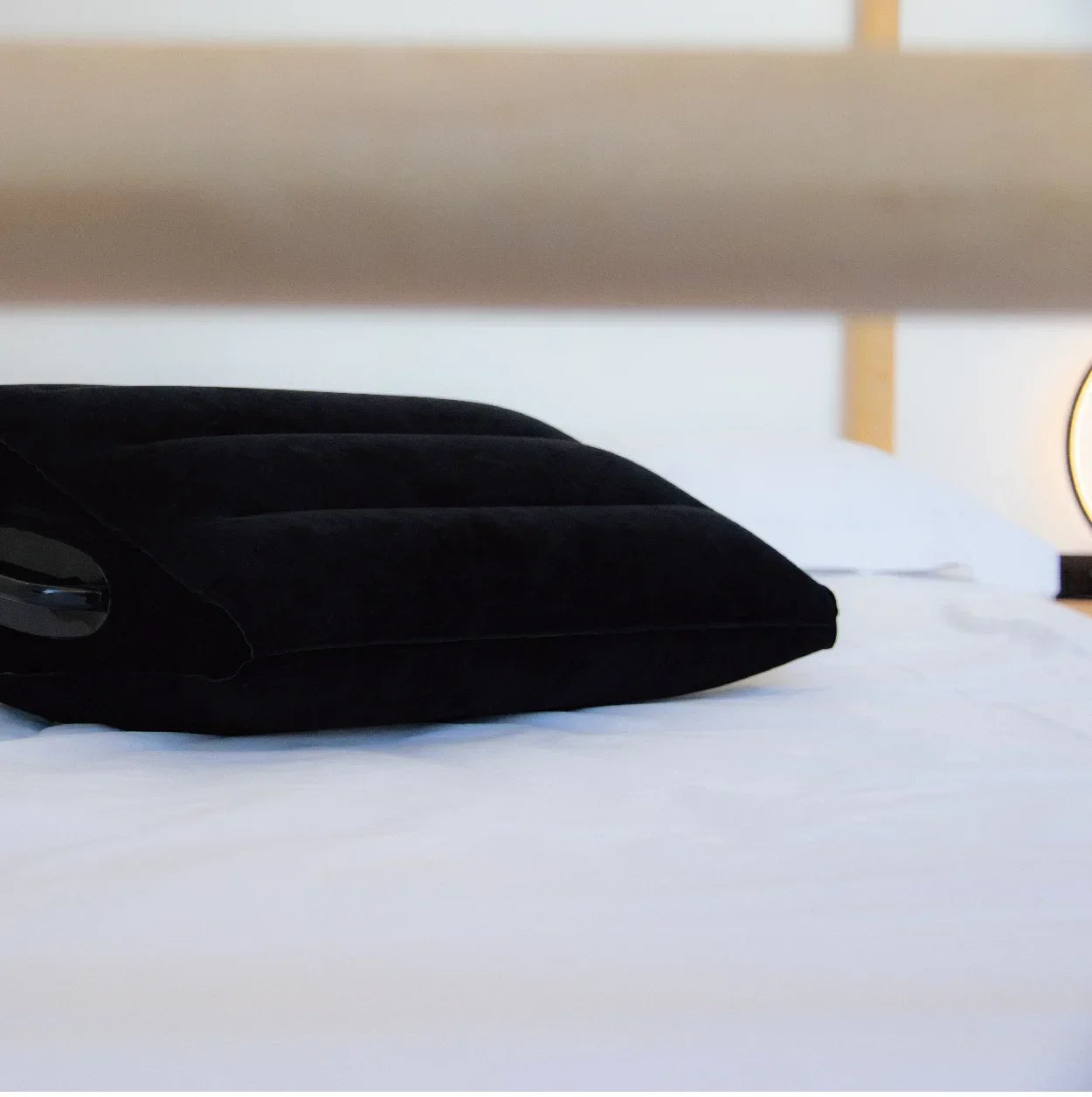 Inflatable PVC Flocking Love Pillow Wedge Cushion for Bed Sofa Support