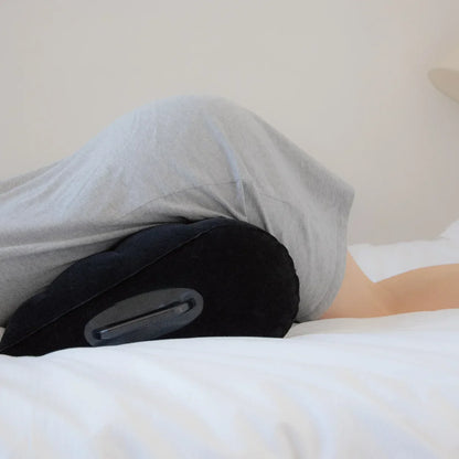 Inflatable PVC Flocking Love Pillow Wedge Cushion for Bed Sofa Support